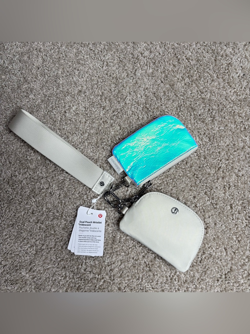 Lululemon Dual Pouch Wristlet *Iridescent